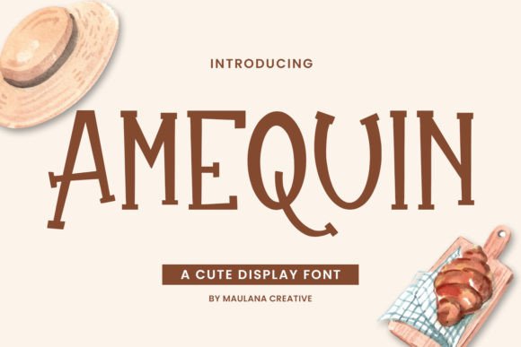 Amequin: A Designer’s Take on This Display Font