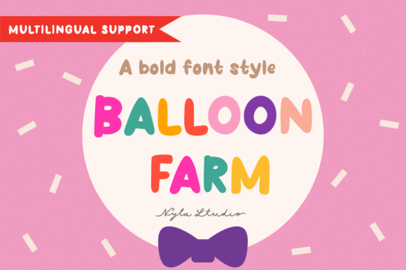 Balloon Farm Font: Playful Typography for Editorial Design