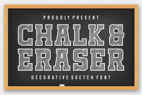 Chalk and Eraser Font: A Friendly Display Typeface for Makers