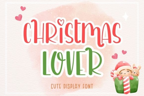 Christmas Lover Font Review: A Cute Display Typeface for Festive Branding