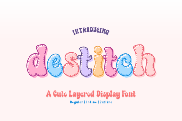 Destitch: A Designer’s Take on This Display Font