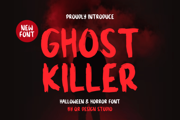 Ghost Killer Font: Bold Display Type for Makers