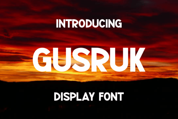 Gusruk Font: Elevating Editorial Design
