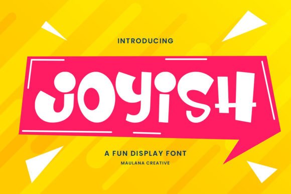 Joyish Font: Adding Friendly Display Type to Web Layouts