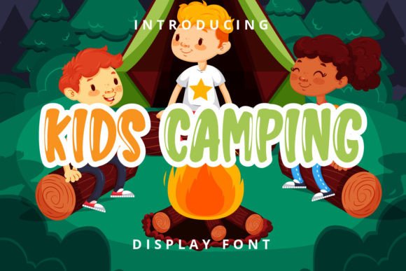 Kids Camping Font: A Display Typeface for Playful Campaigns