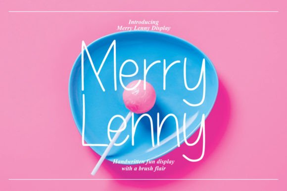 Merry Lenny Font: Vintage Charm for Handmade Crafts