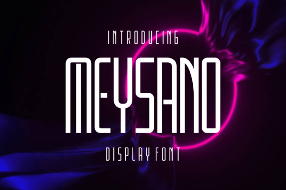 Meysano Font: A Quirky Display Typeface for Branding