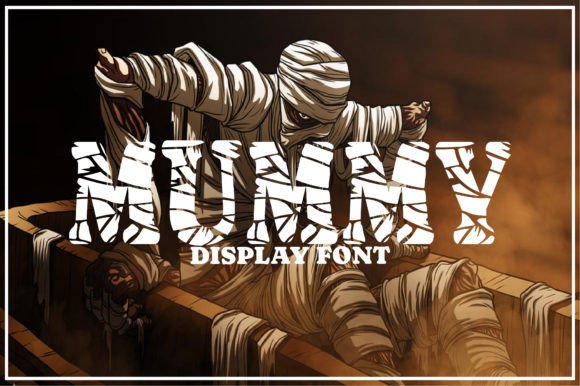 Mummy Font: A Dramatic Display Typeface for Branding