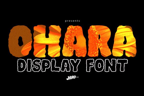 Ohara Font: A Bold Display Typeface for Editorial Design