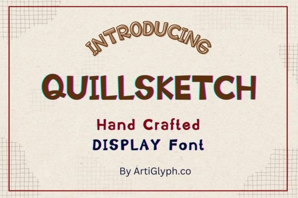 Quillsketch Regular Font for Playful Web Design