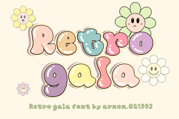 Retro Gala Font: Joyful Display Typography for Web Design