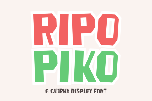 Ripo Piko Font: Playful Typography for Digital Campaigns