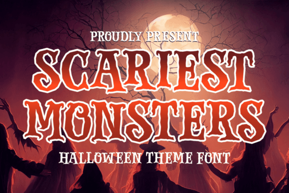 Scariest Monsters Font: Bold Display Type for Campaigns