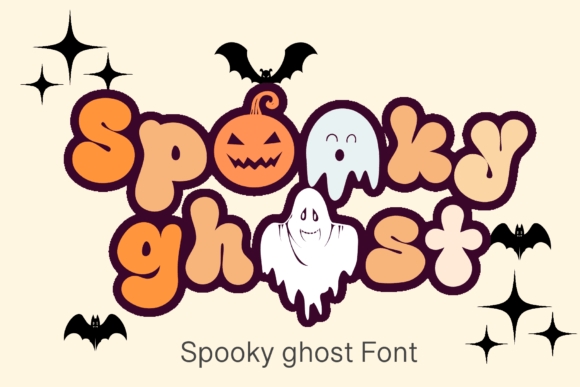 Spooky Ghost Font: A Joyful Display Typeface for Branding
