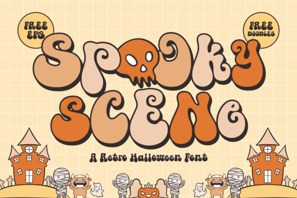 Spooky Scene Font: Elevate Halloween Marketing Visuals