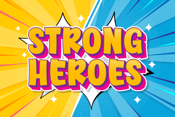 Strong Heroes Font: Bold Typography for Editorial Design