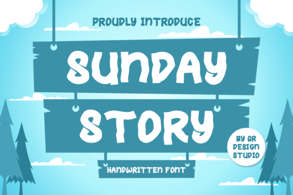 Sunday Story Font: Bold Display Typography for Web Design