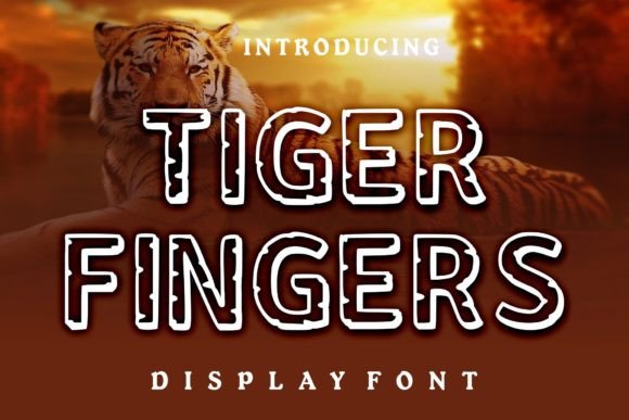 Tiger Fingers Font: Bold Branding for Small Business